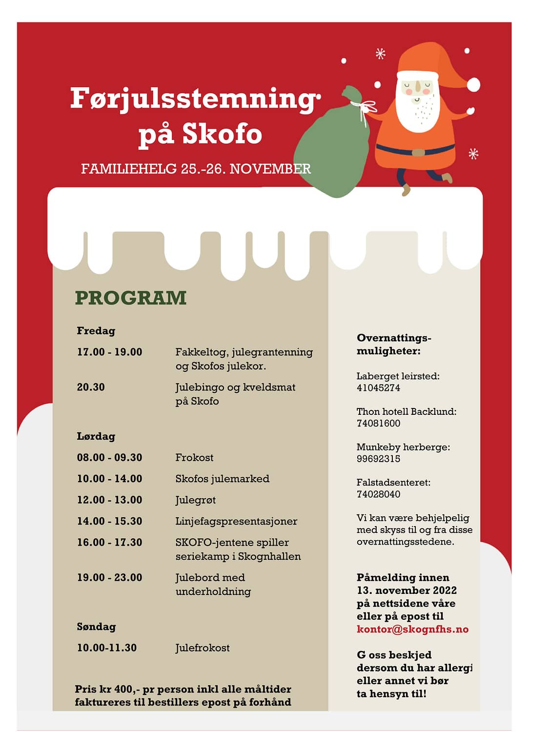 Invitasjon familiehelg
