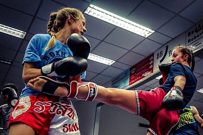 jente sparring